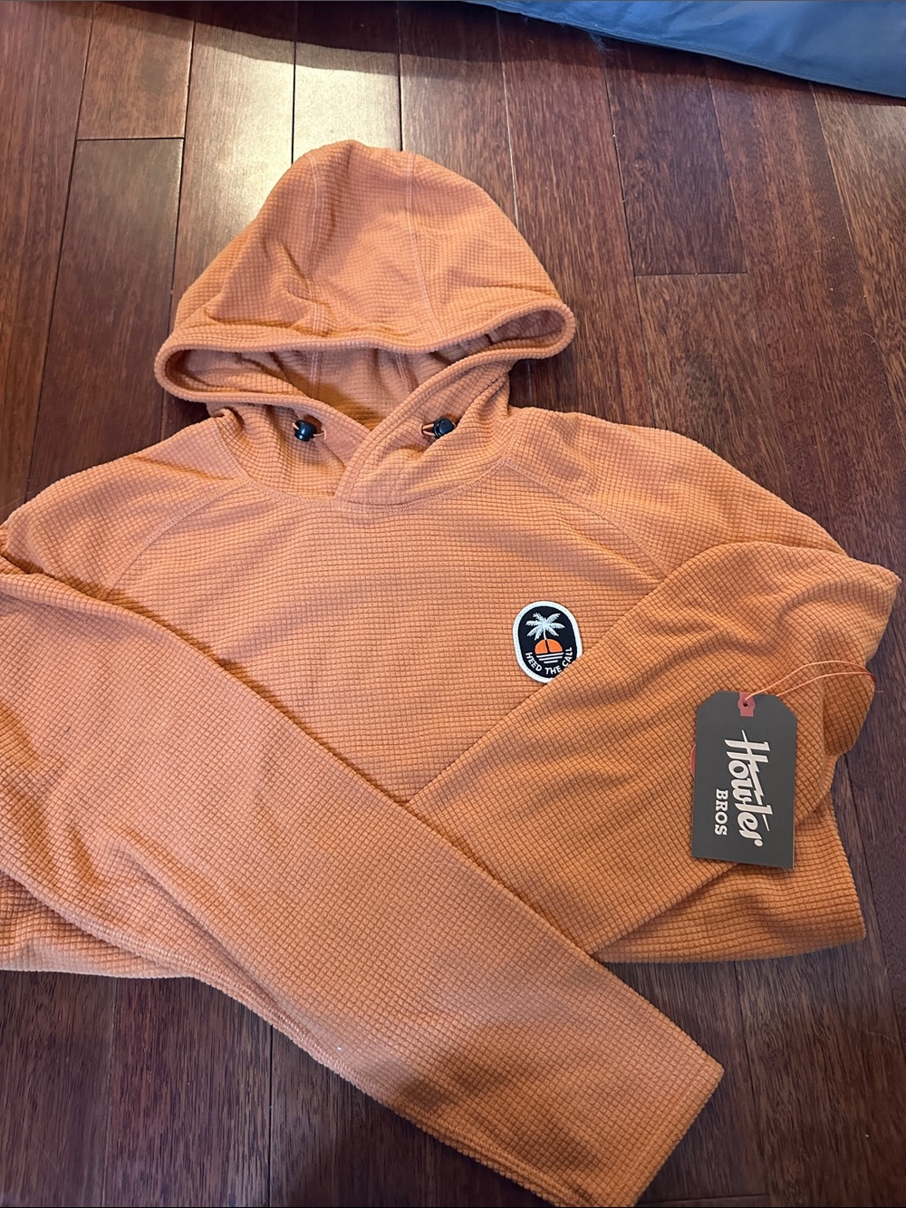 Howler Brothers Palo Duro Fleece Zip-Up Hoodie - Pumpkin Orange